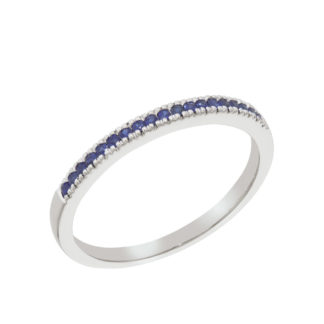 SUBLIME BLUE ring 585-HG Blå safirer 0,16 ct. Str