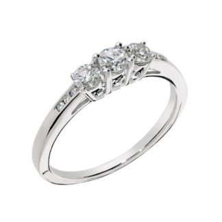 ANGELICA ring 585-HG TW/SI 0,50 ct.